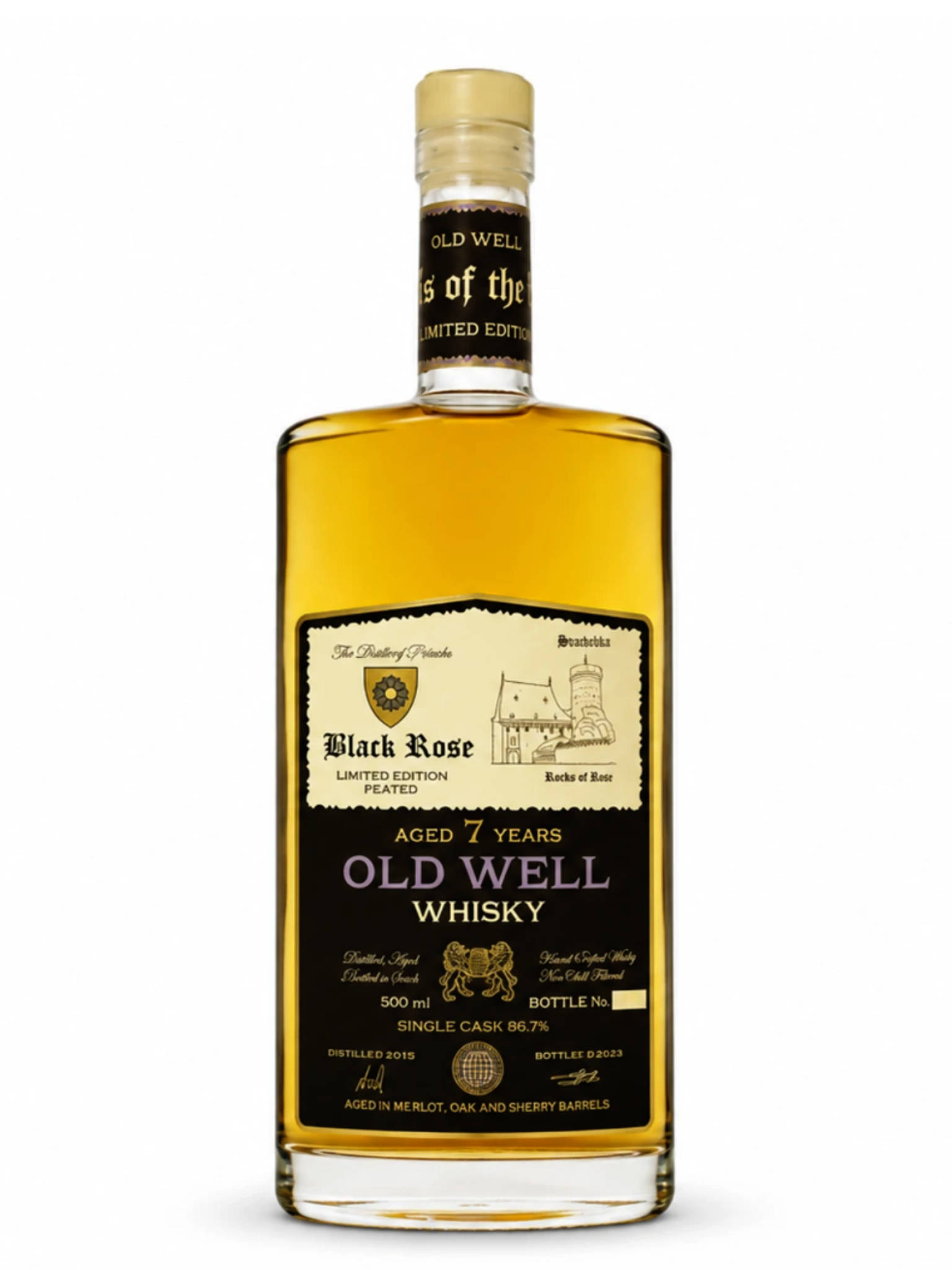 Svach's Old Well whisky Black Rose 56%