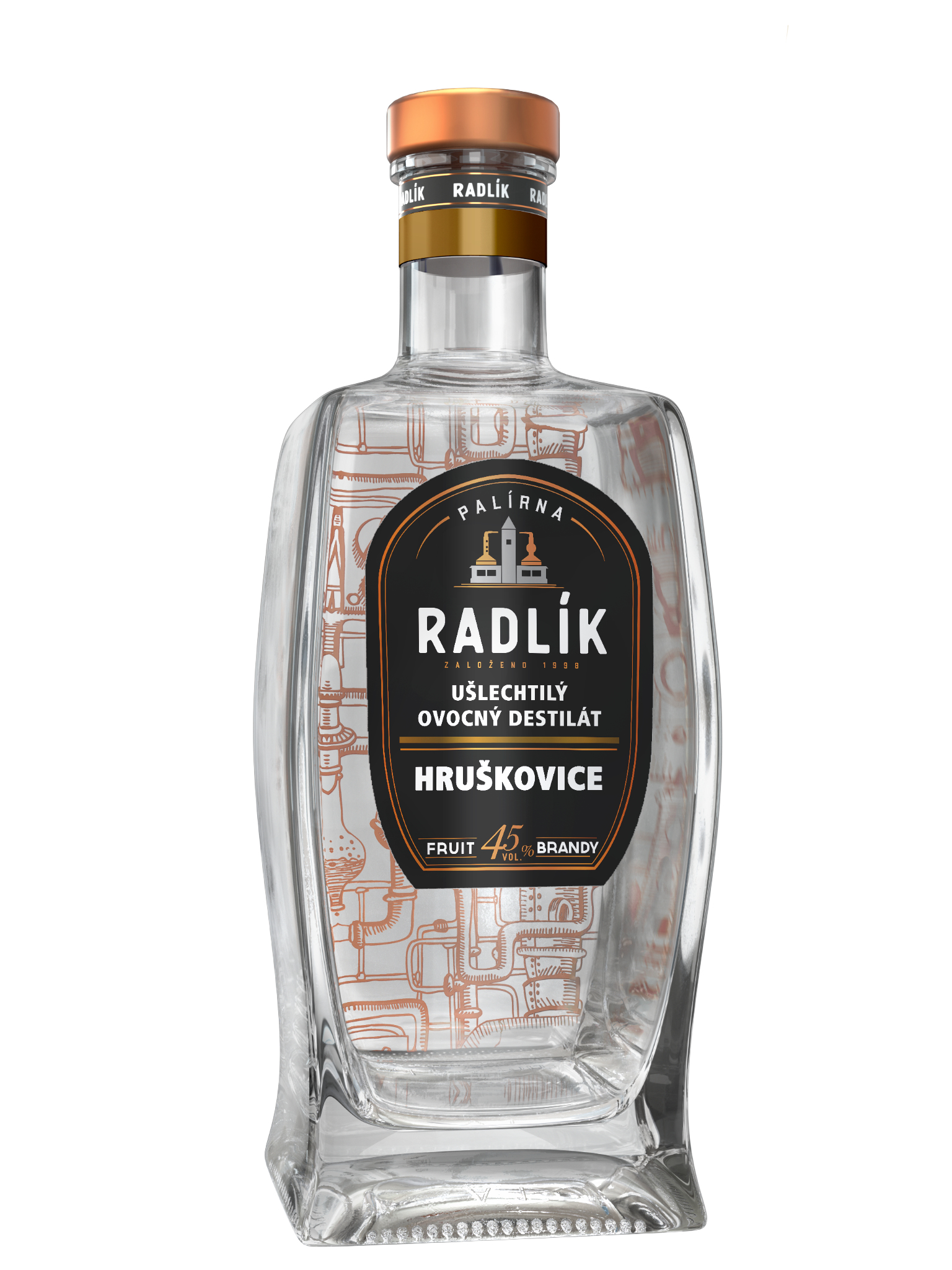 Radlík Hruškovice 45% 0,5l