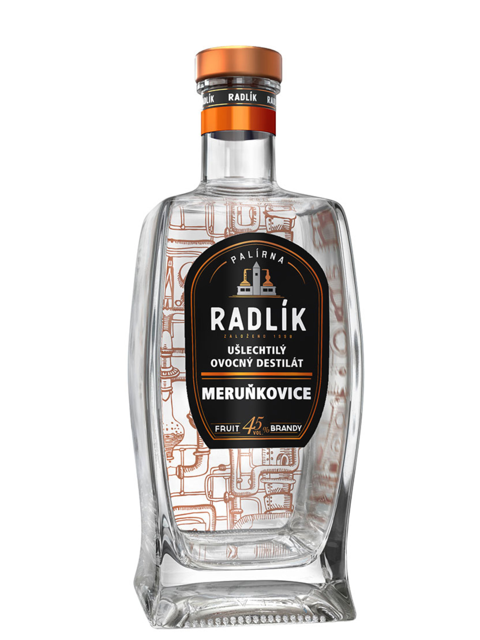 Radlík Meruňkovice 45% 0,5l