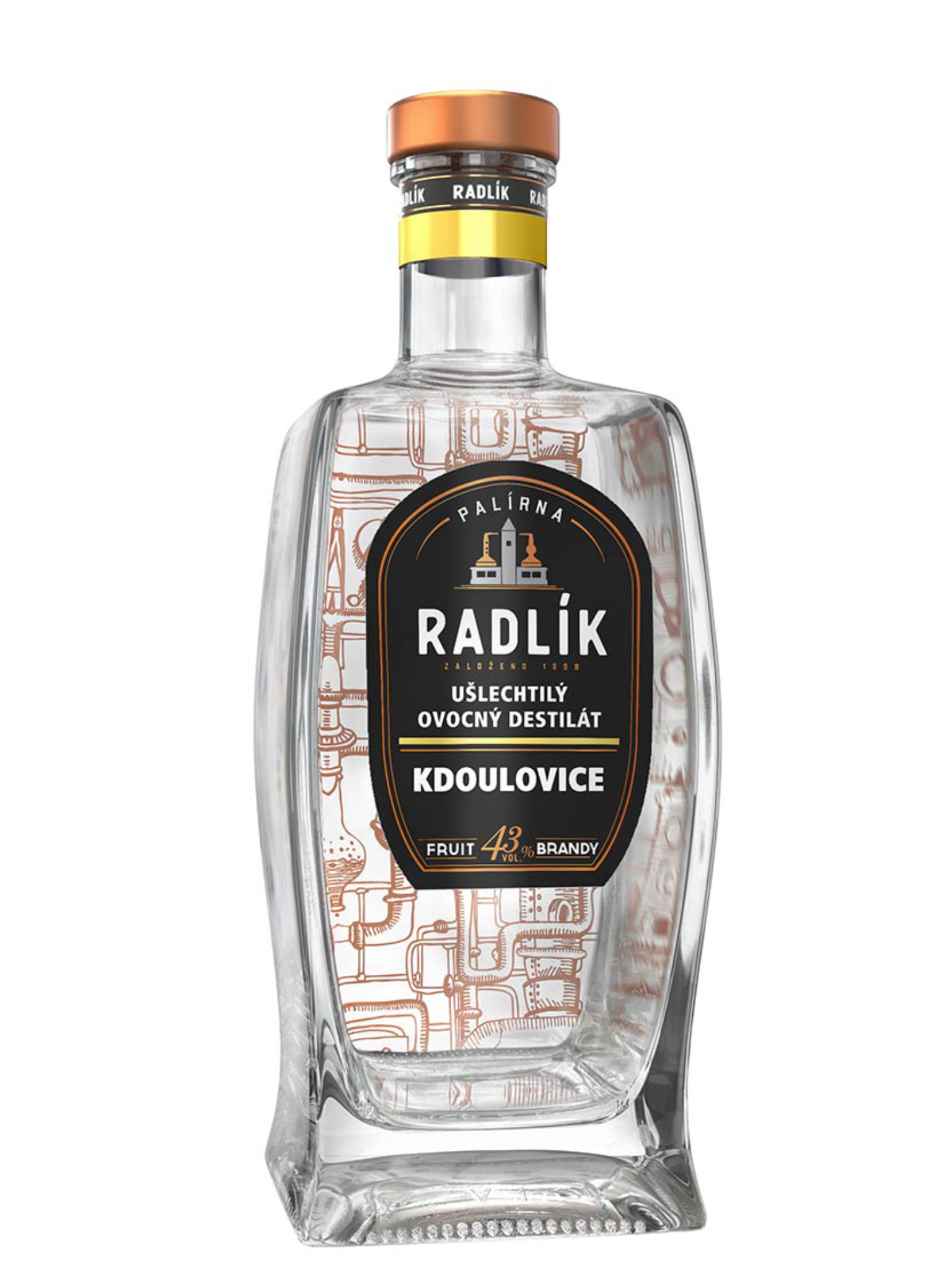 Radlík Kdoulovice 43% 0,5l