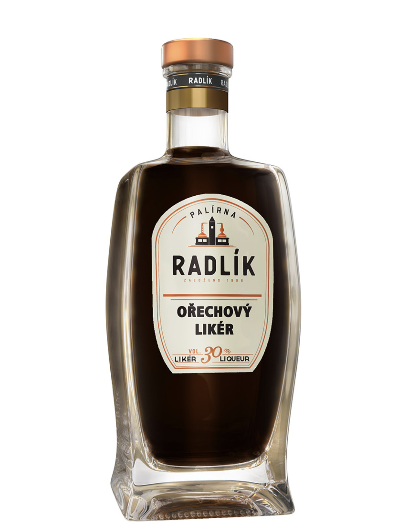 Radlík Ořechový likér ve vínovici 30% 0,5l
