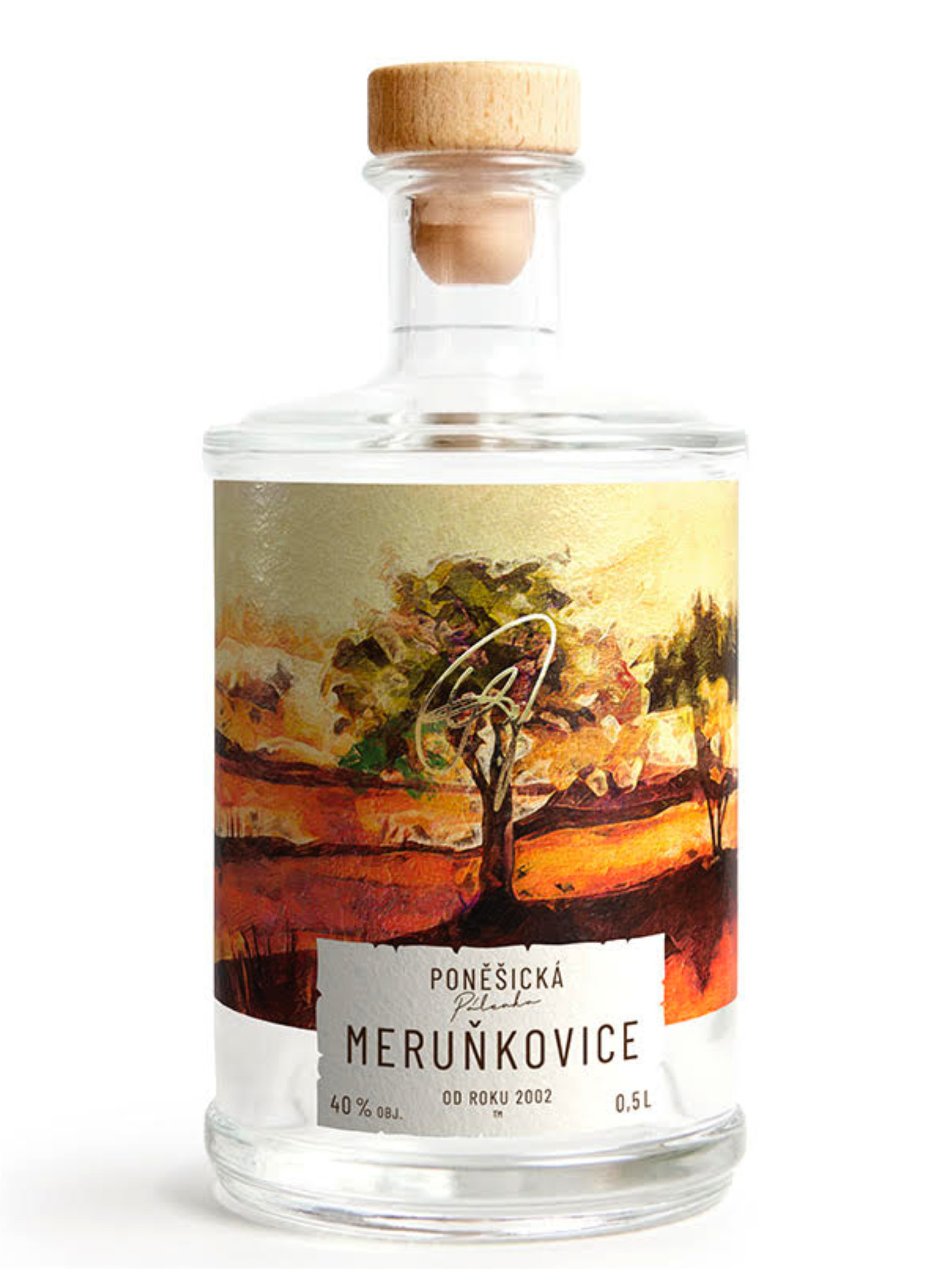 Poněšická Meruňkovice 40% 0,5l