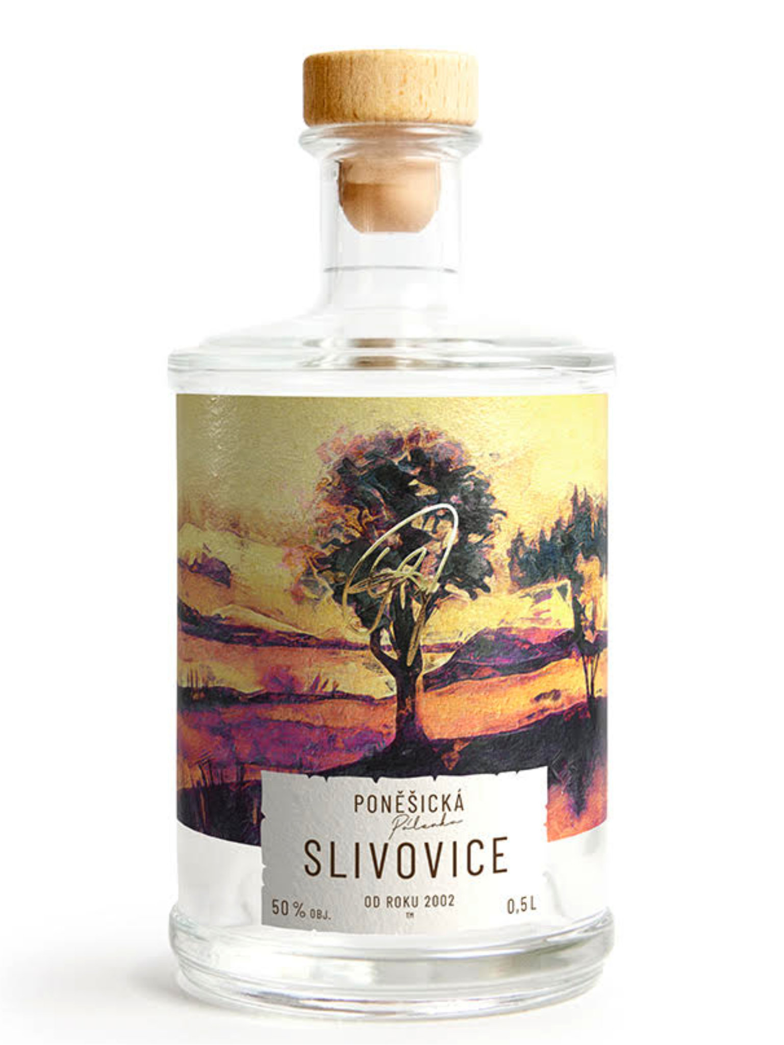 Poněšická Slivovice 50% 0,5l
