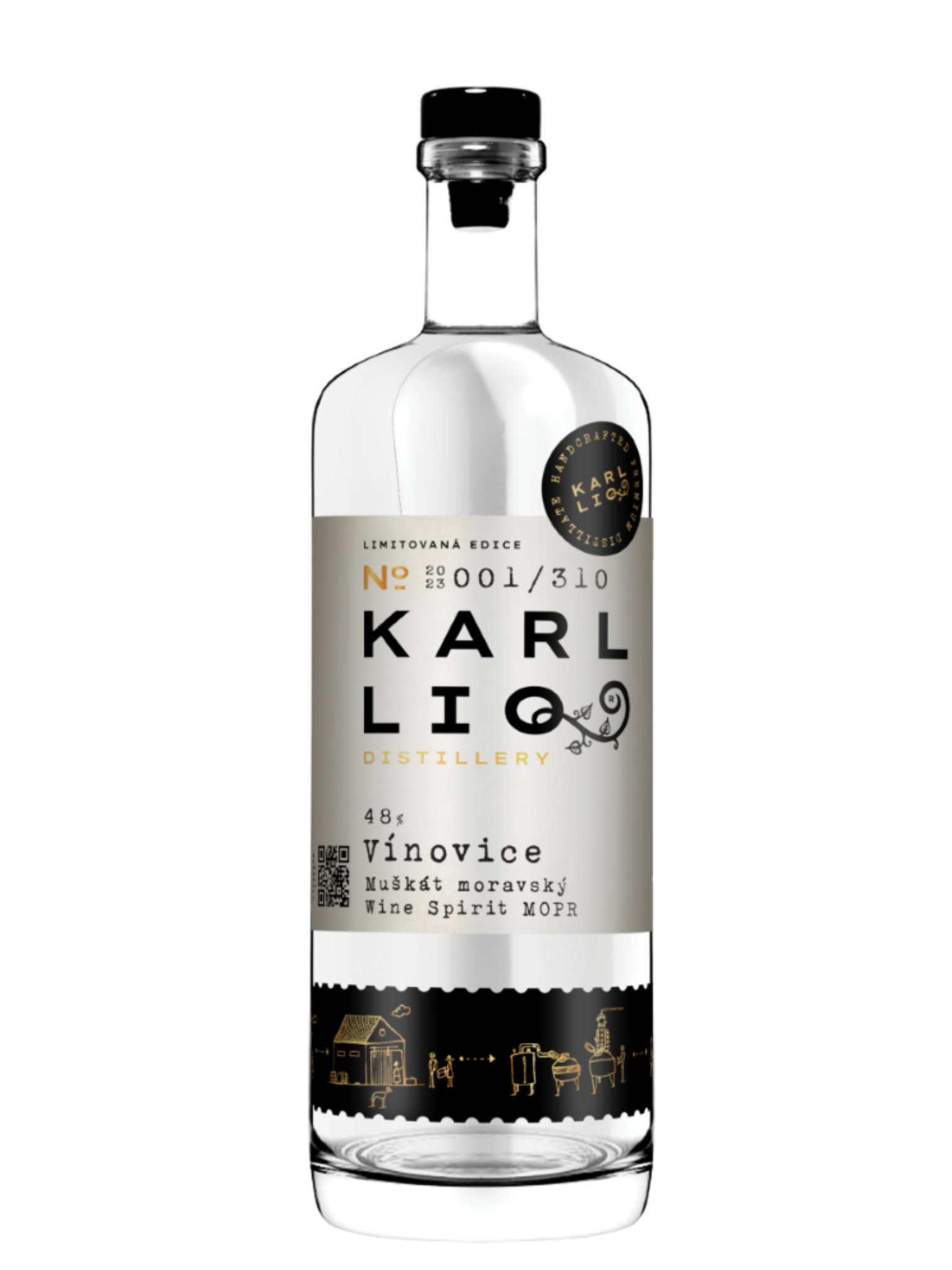 Karlliq Vínovice MOPR 48% 0,5l