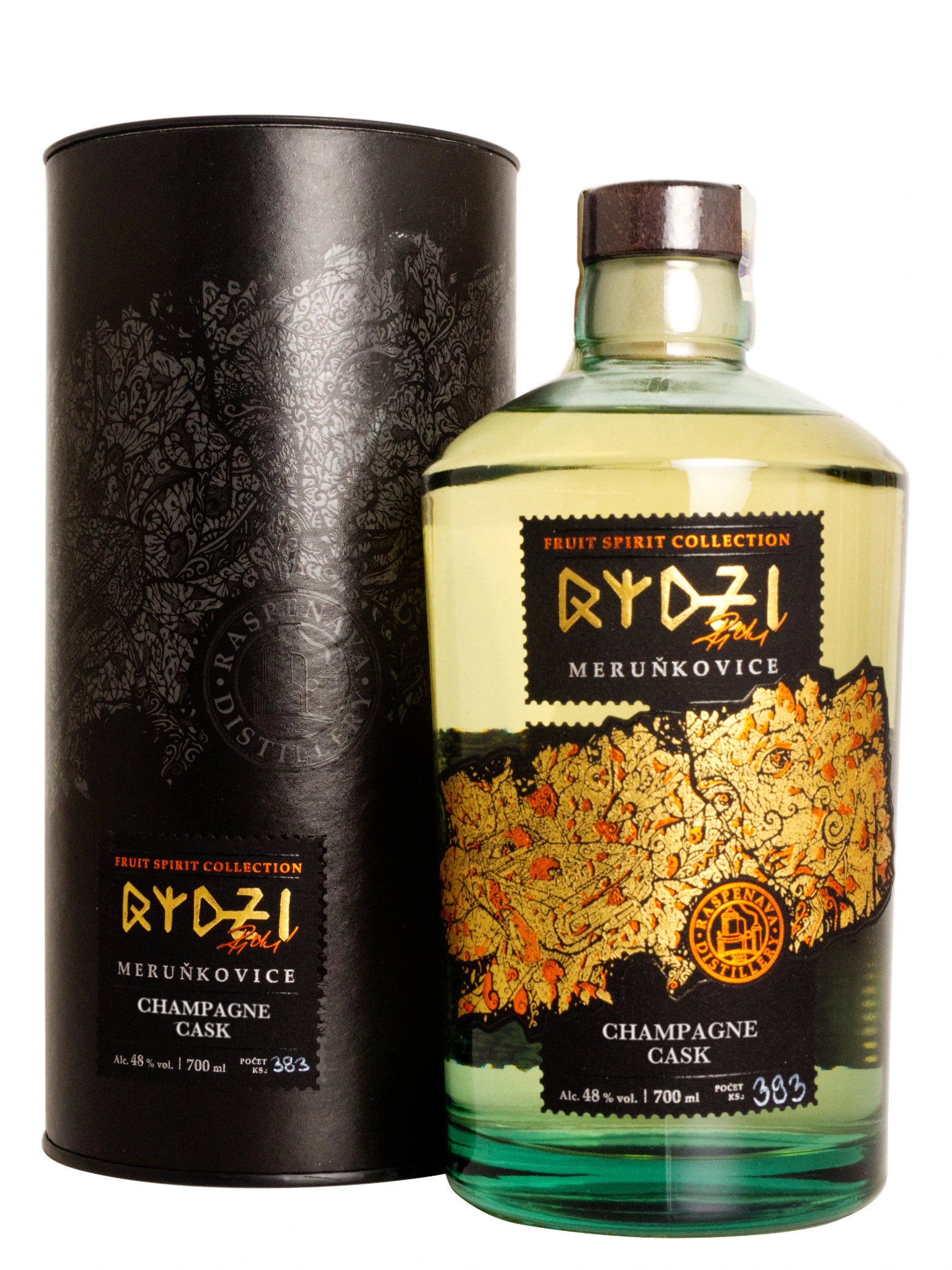 Raspenava Meruňkovice ze sudu po Champagne 48% 0,7l