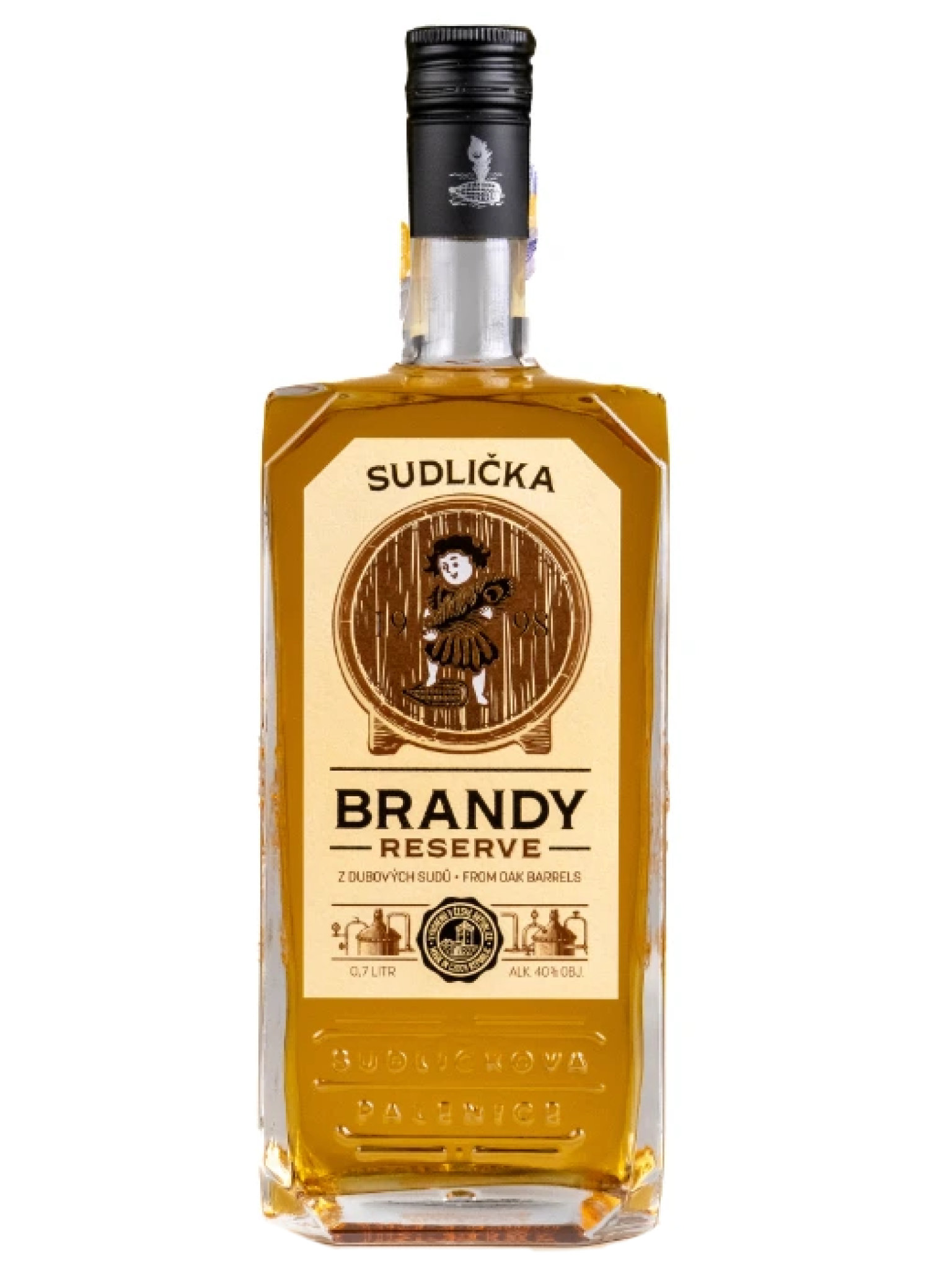 Sudlička Brandy 40% 0,7l