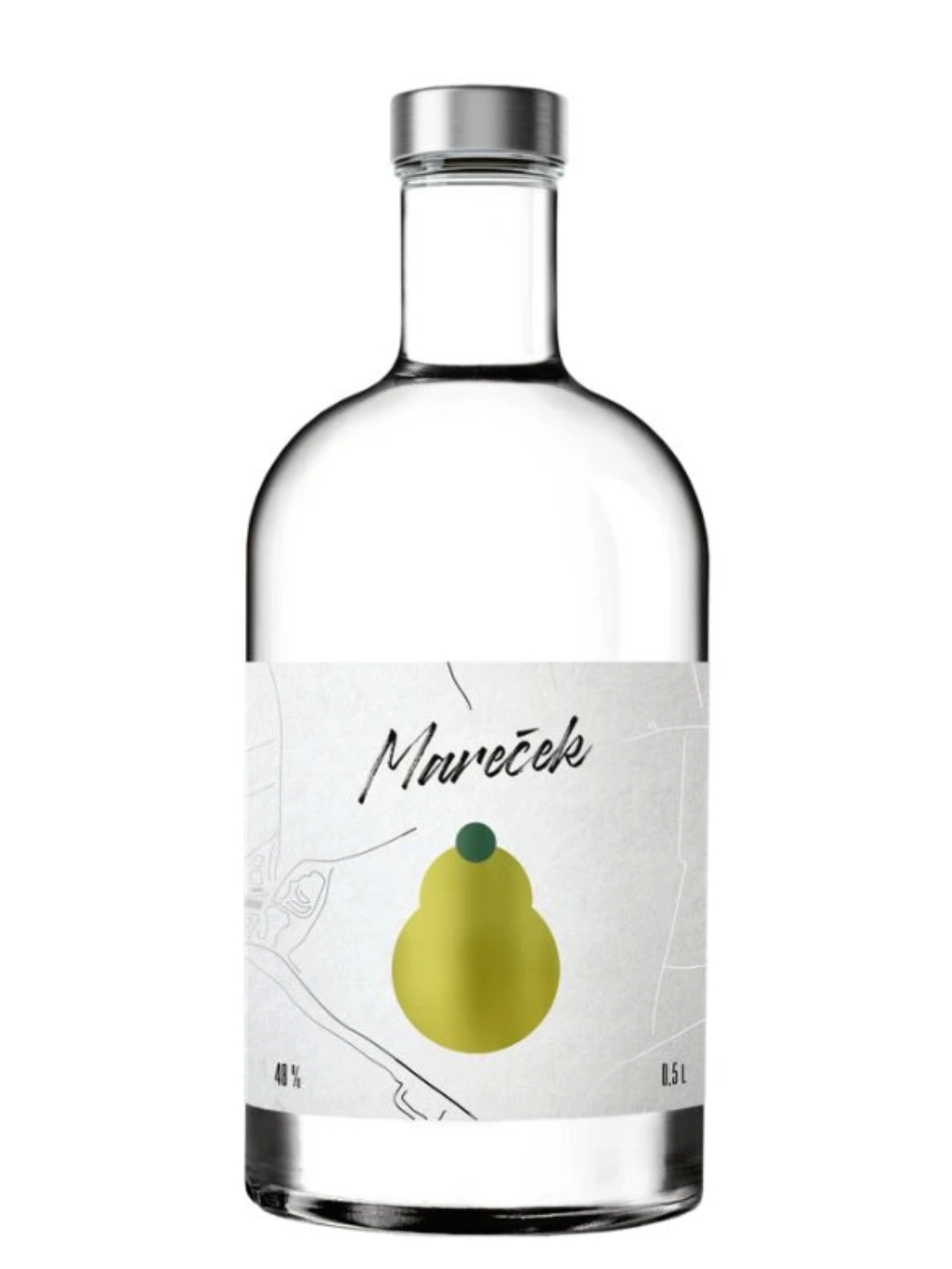 Mareček Hruškovice 48% 0,5l