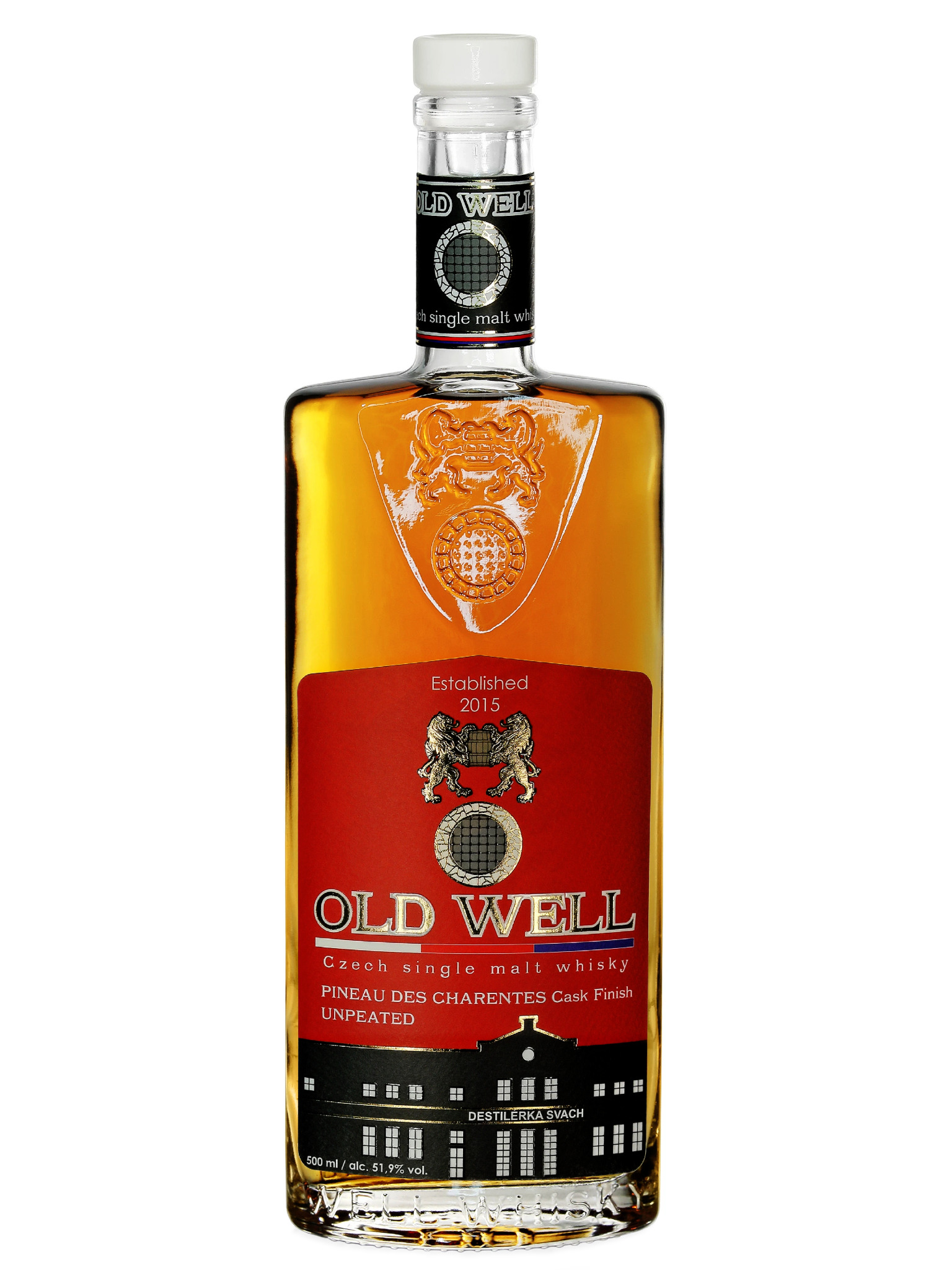 Svach's Old Well whisky Bourbon a Pineau 51,9% 0,5l